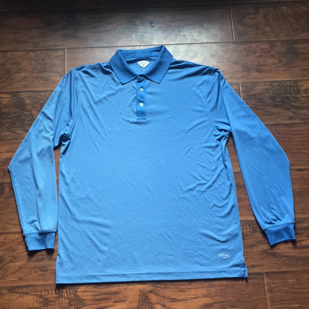 Callaway Long Sleeve Golf Polo. Men’s size Large